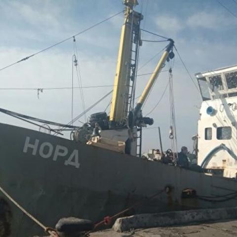 На Украине планируют выставить российское судно "Норд" на аукцион  